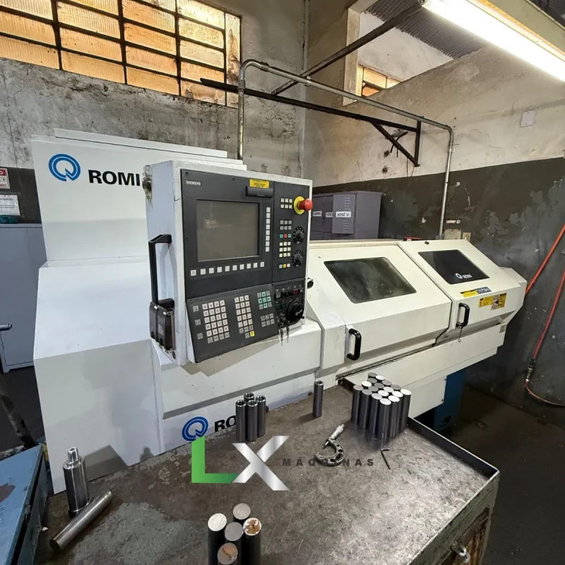TORNO CNC ROMI CENTUR 30D HIDRÁULICO – SIEMENS – ANO 2008 (6)
