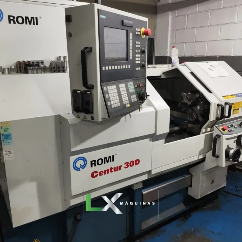 TORNO CNC ROMI CENTUR 30D KIT MULTIPLIC SIEMENS - ANO 2010 (1)