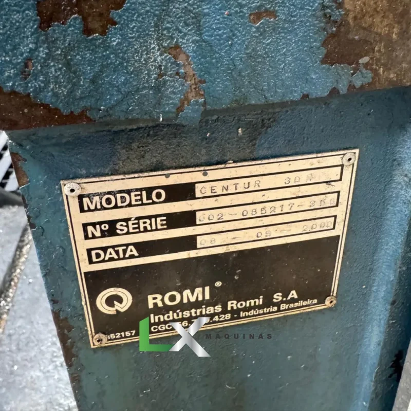 TORNO CNC ROMI CENTUR 30D - MACH 9- 430 X 1000 MM (1)