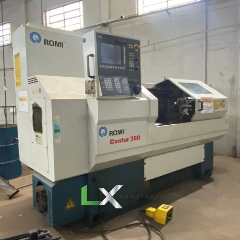 TORNO CNC ROMI CENTUR 30D SIEMENS - ANO 2008 (3)