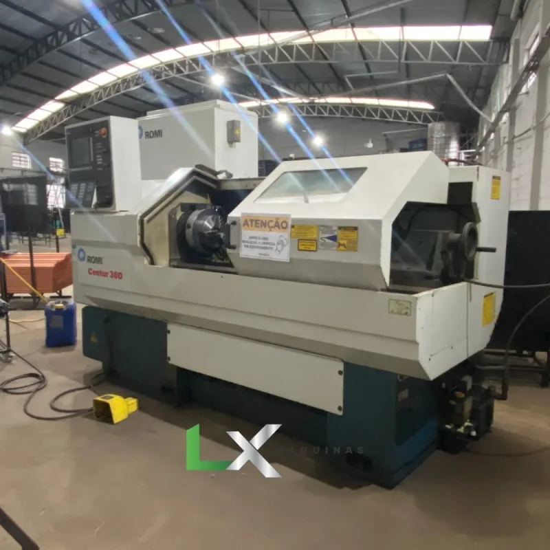 TORNO CNC ROMI CENTUR 30D SIEMENS - ANO 2008 (6)