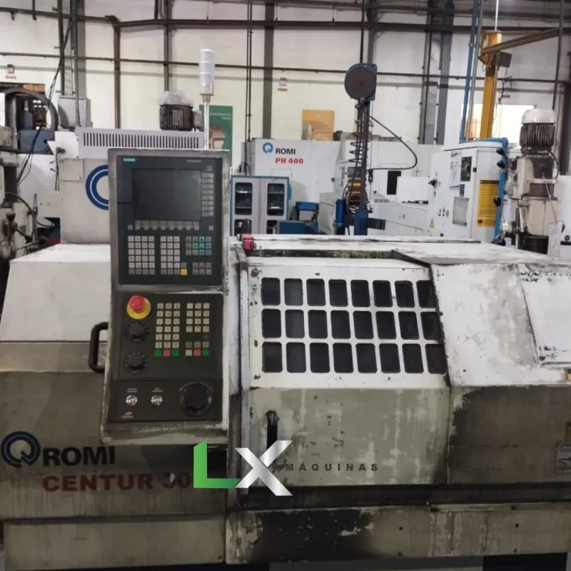 TORNO CNC ROMI CENTUR 30D - SIEMENS -RETROFIT 2021 (8)