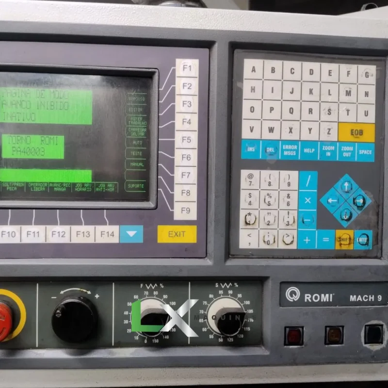TORNO CNC ROMI CENTUR 30D – MACH 9 - GANG – ANO 2002 (2)
