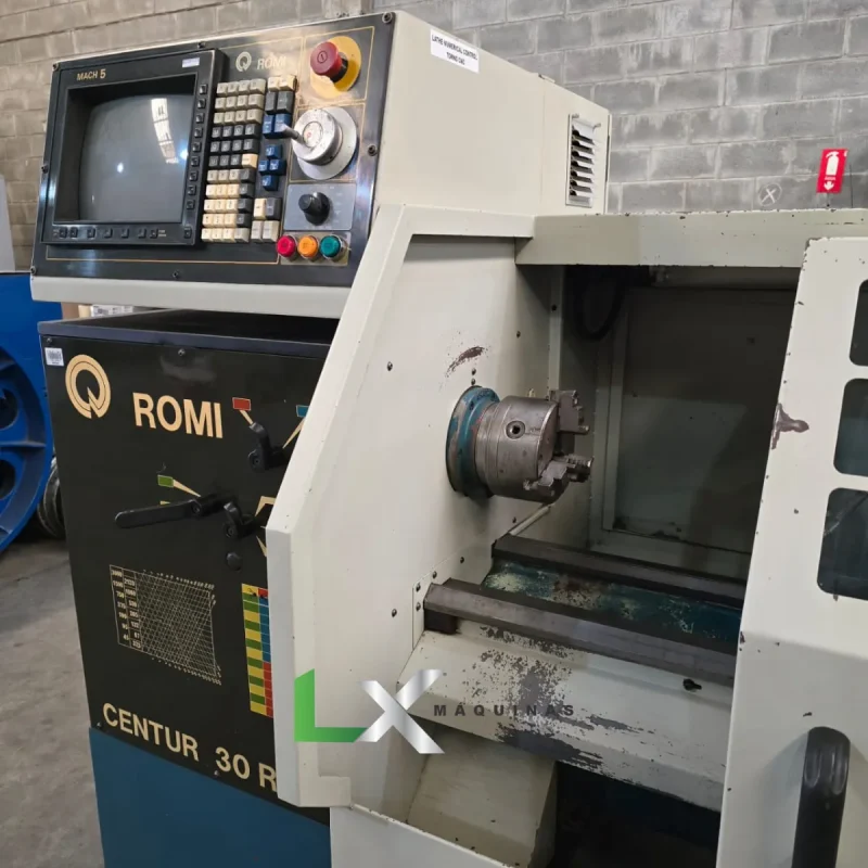 TORNO CNC ROMI CENTUR 30R - MACH 5 - GANG (5)