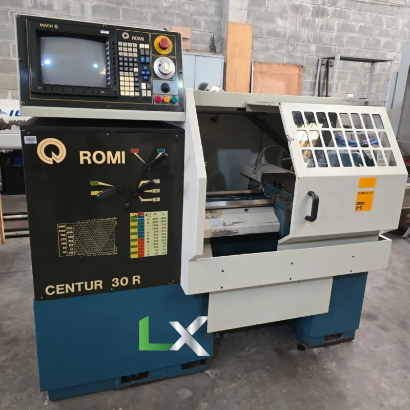 TORNO CNC ROMI CENTUR 30R - MACH 5 - GANG (8)
