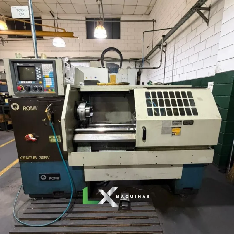 TORNO CNC ROMI CENTUR 30RV – MACH8 – 430MM – 1000 MM (ÚNICO DONO) (4)