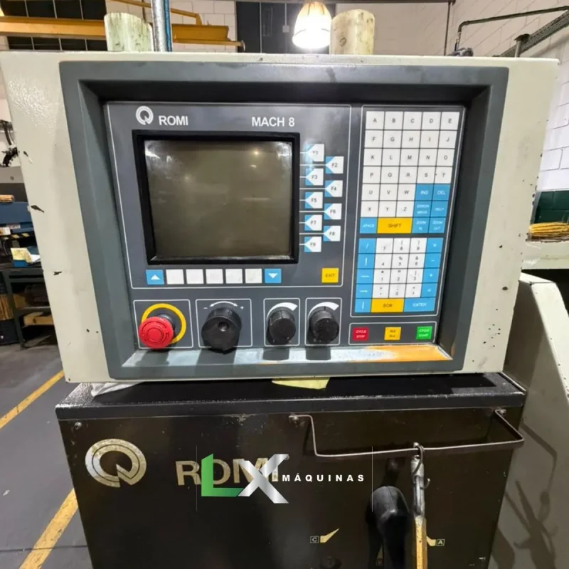 TORNO CNC ROMI CENTUR 30RV – MACH8 – 430MM – 1000 MM (ÚNICO DONO) (6)