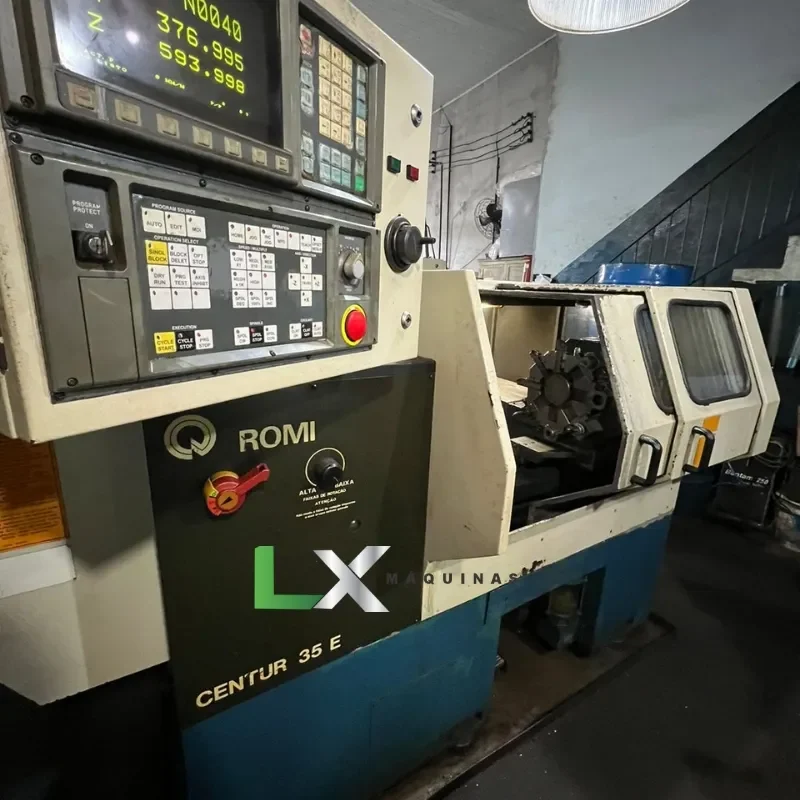 TORNO CNC ROMI CENTUR 35E - HIDRÁULICO (2)