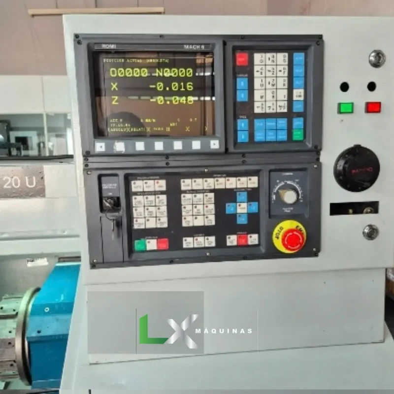TORNO CNC ROMI COSMOS 20U - REFORMADO - FANUC MACH 6 (7)