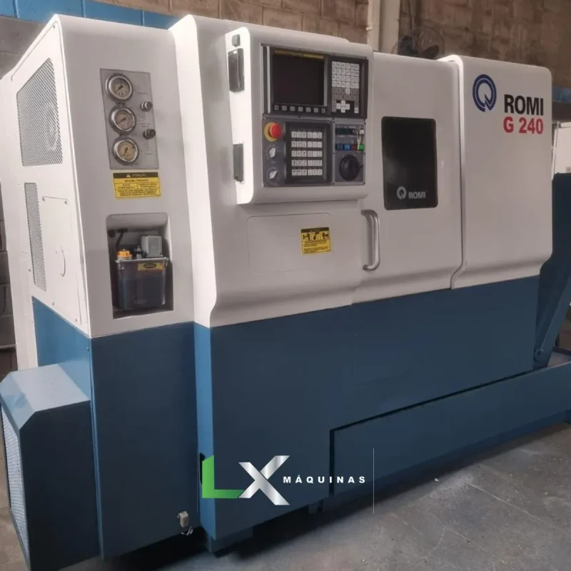 TORNO CNC ROMI G240 – FANUC – ANO 2005 (1)