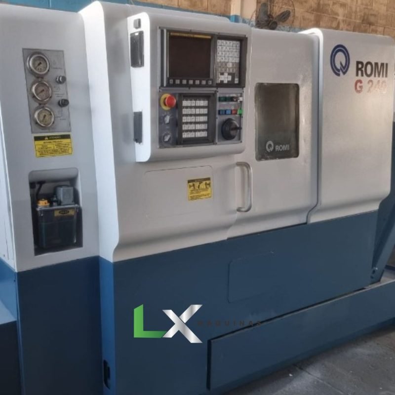 TORNO CNC ROMI G240 – FANUC – COMPLETO (10)