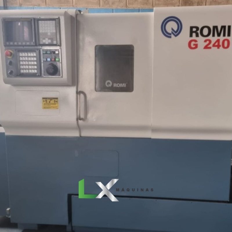 TORNO CNC ROMI G240 – FANUC – COMPLETO (7)