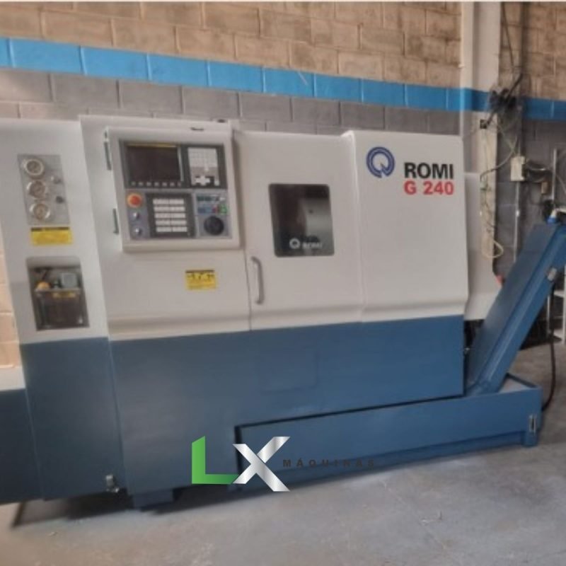 TORNO CNC ROMI G240 – FANUC – COMPLETO (8)
