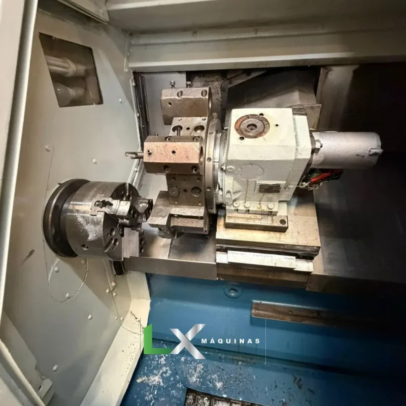 TORNO CNC ROMI GALAXY 15S – MACH 8 - COM TRANSPORTADOR DE CAVACOS (8)