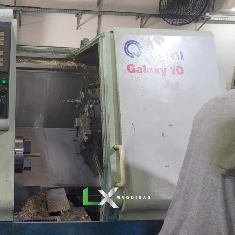 TORNO CNC ROMI GALAXY10 FANUC COM ALIMENTADOR DE BARRAS (2)