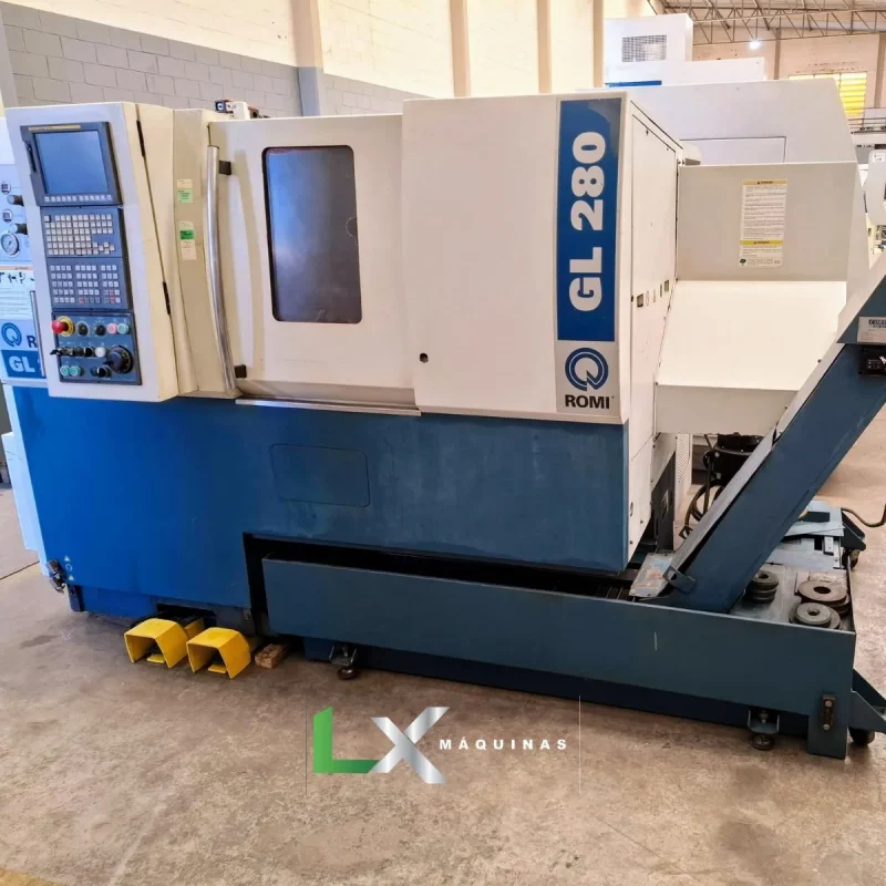 TORNO CNC ROMI GL-280 - FANUC- ANO 2013- (8900 HORAS DE USO) (6)_11zon
