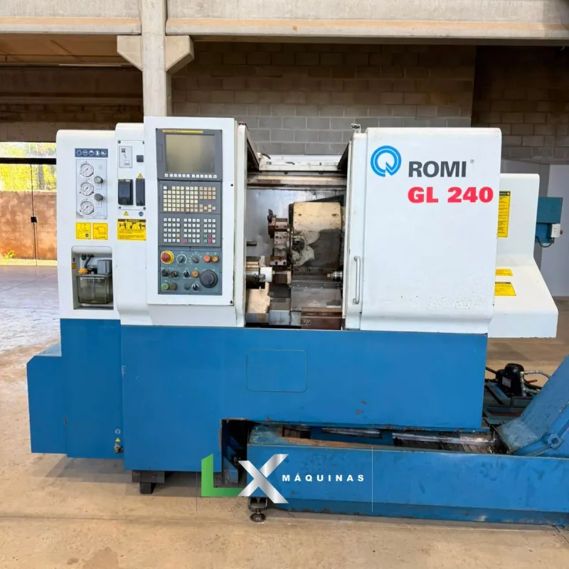 TORNO CNC ROMI GL240 FANUC - ANO 2010 (10)