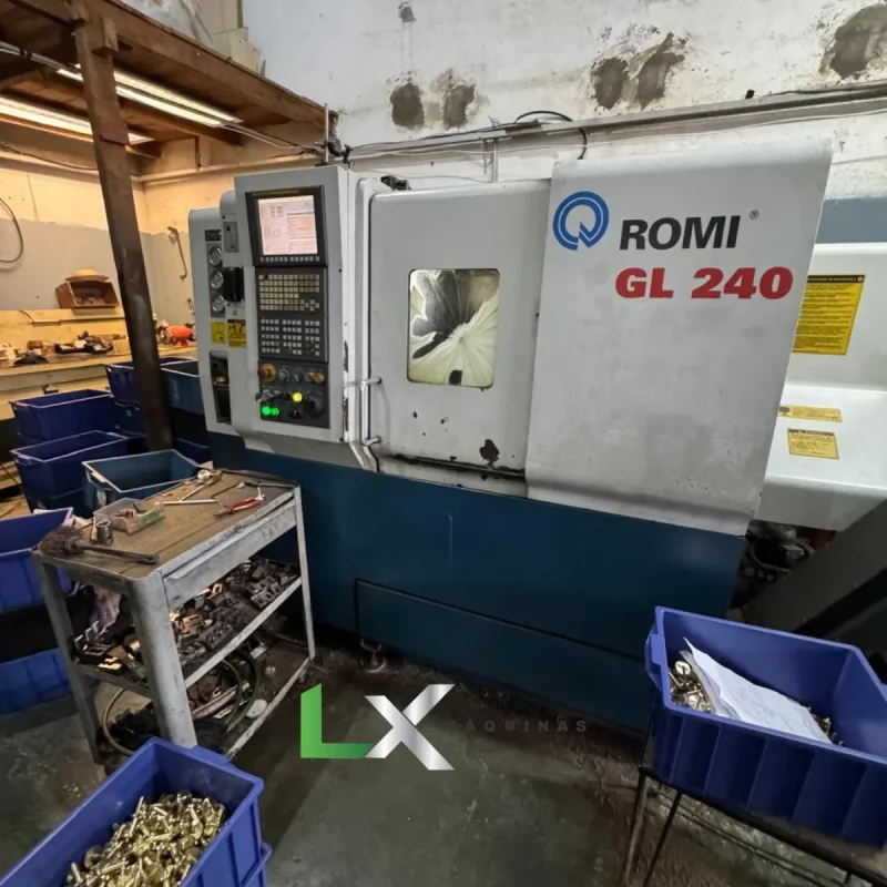 TORNO CNC ROMI GL240 FANUC - ANO 2010 (7)