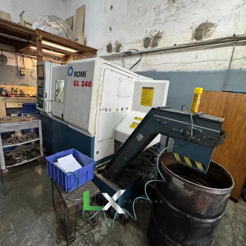 TORNO CNC ROMI GL240 FANUC - ANO 2010 (9)