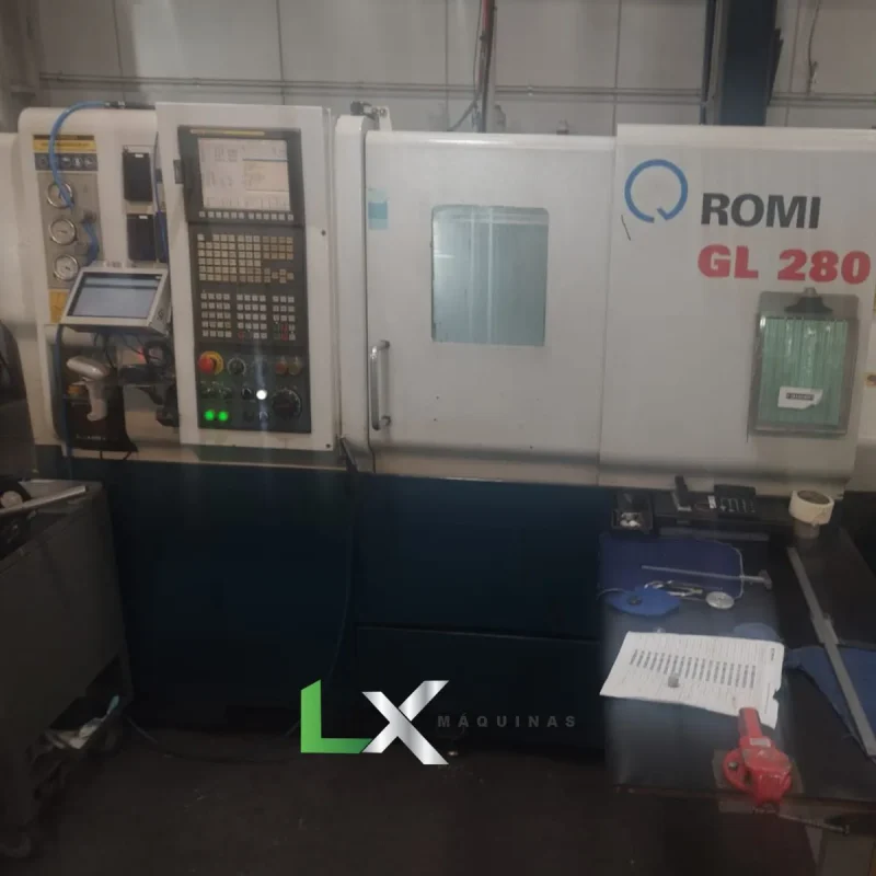 TORNO CNC ROMI GL280 FANUC - ANO 2010 (1)