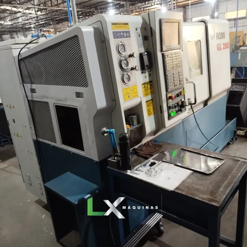 TORNO CNC ROMI GL280 - FANUC - ANO 2010 (2)