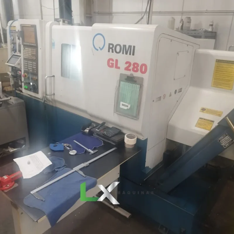 TORNO CNC ROMI GL280 FANUC - ANO 2010 (5)