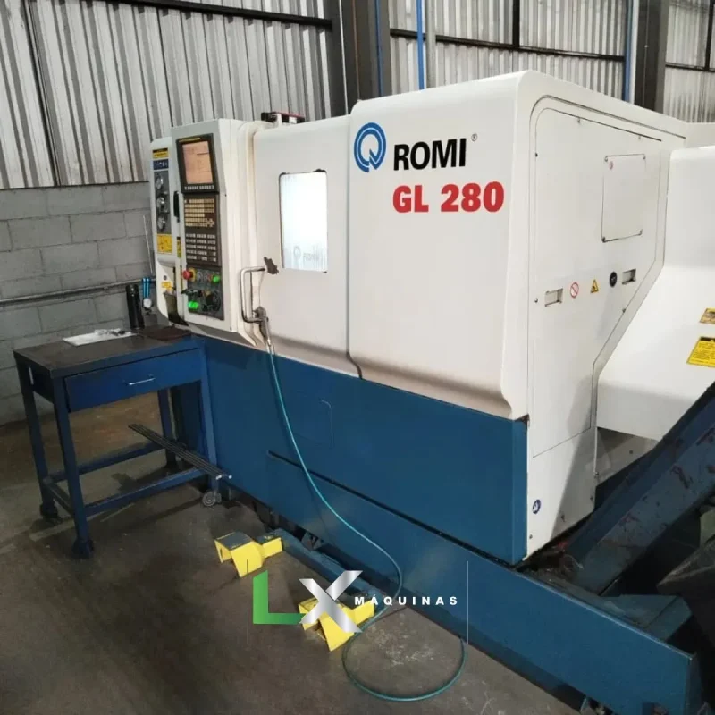 TORNO CNC ROMI GL280 - FANUC - ANO 2010 (5)