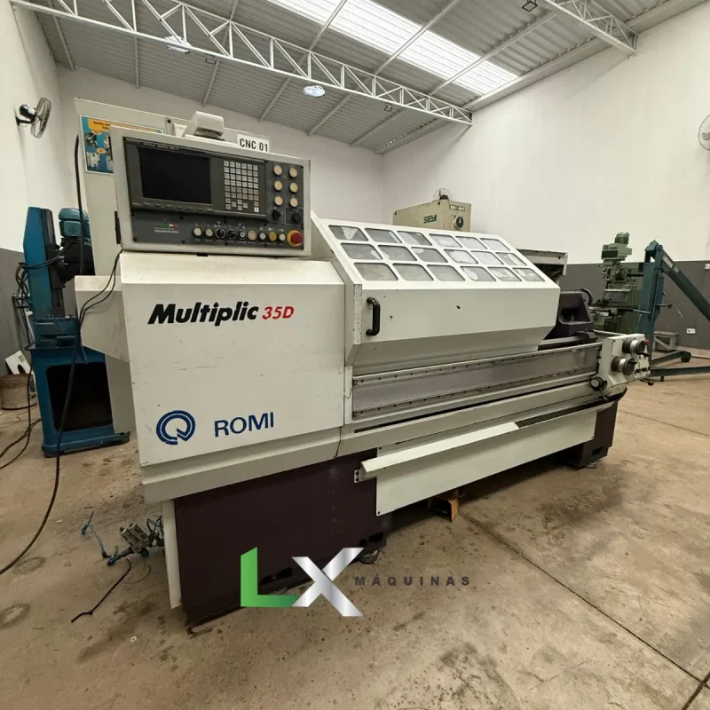 TORNO CNC ROMI MULTIPLIC 35D - FANUC - 520 X 1500 MM (6)
