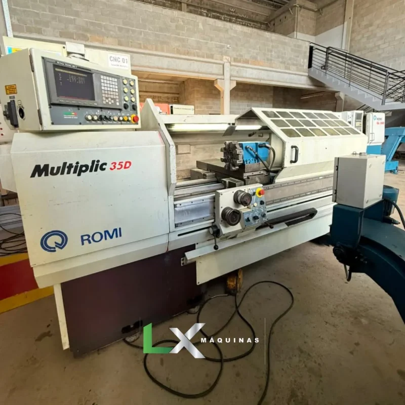 TORNO CNC ROMI MULTIPLIC 35D – FANUC – 520 X 1500 MM (6)