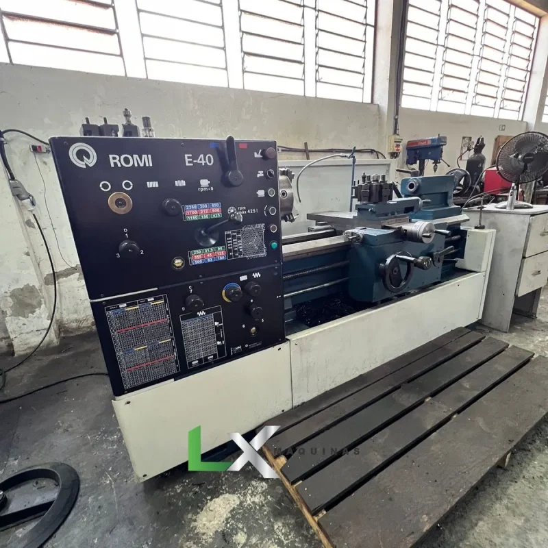 TORNO CONVENCIONAL ROMI E-40 – 450 X 1000 MM REFORMADO (3)