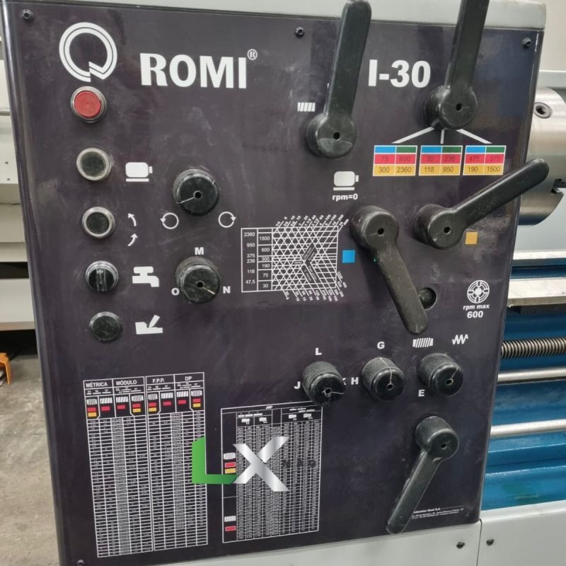 TORNO CONVENCIONAL ROMI I-30 – 430 MM X 1000 MM (4)