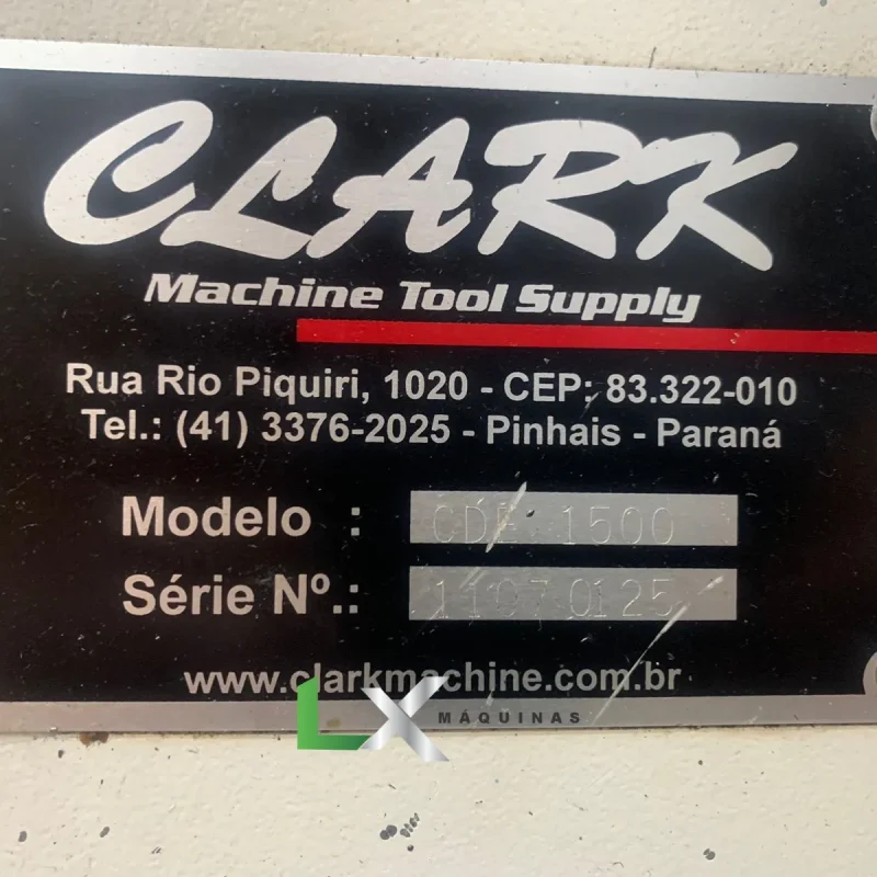 TORNO MECANICO CLARK CDE6250A - 500 X 1500 MM (1)