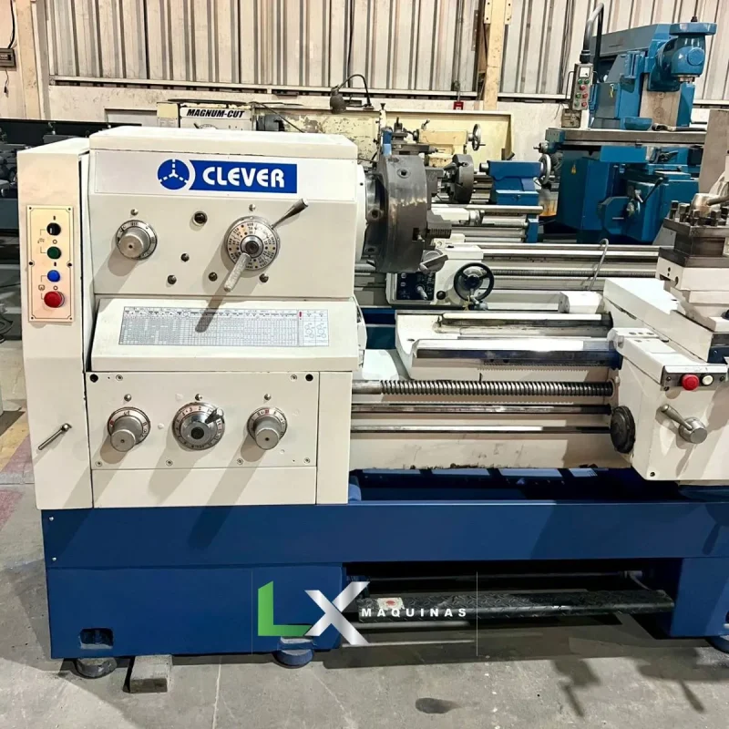 TORNO MECANICO CLEVER 2680 - 660 X 2000 MM - (BARRAMENTO RETIFICADO) (7)