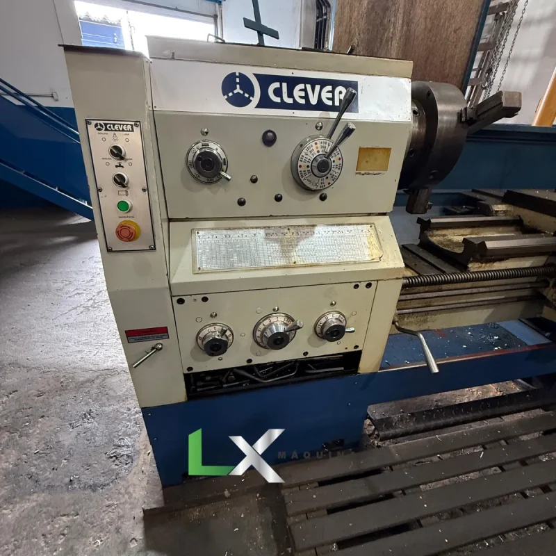 TORNO MECANICO CLEVER L-2680 - 660 X 2000 MM - ANO 2008 (1)