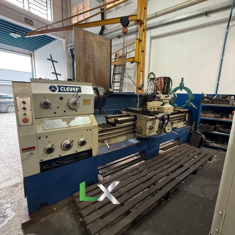 TORNO MECANICO CLEVER L-2680 - 660 X 2000 MM - ANO 2008 (2)