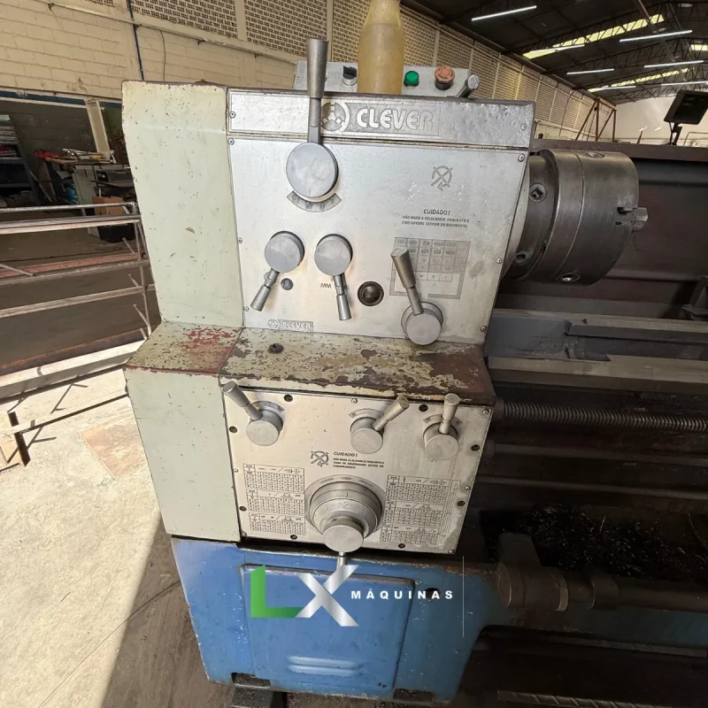 TORNO MECANICO CLEVER L1660 - ANO 2011 - 410 X 1500MM (6)
