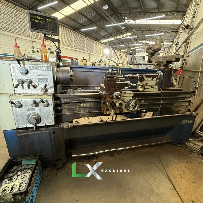 TORNO MECANICO CLEVER L1660 – ANO 2014 – 410 X 1500MM - COM DIGITAL (3)