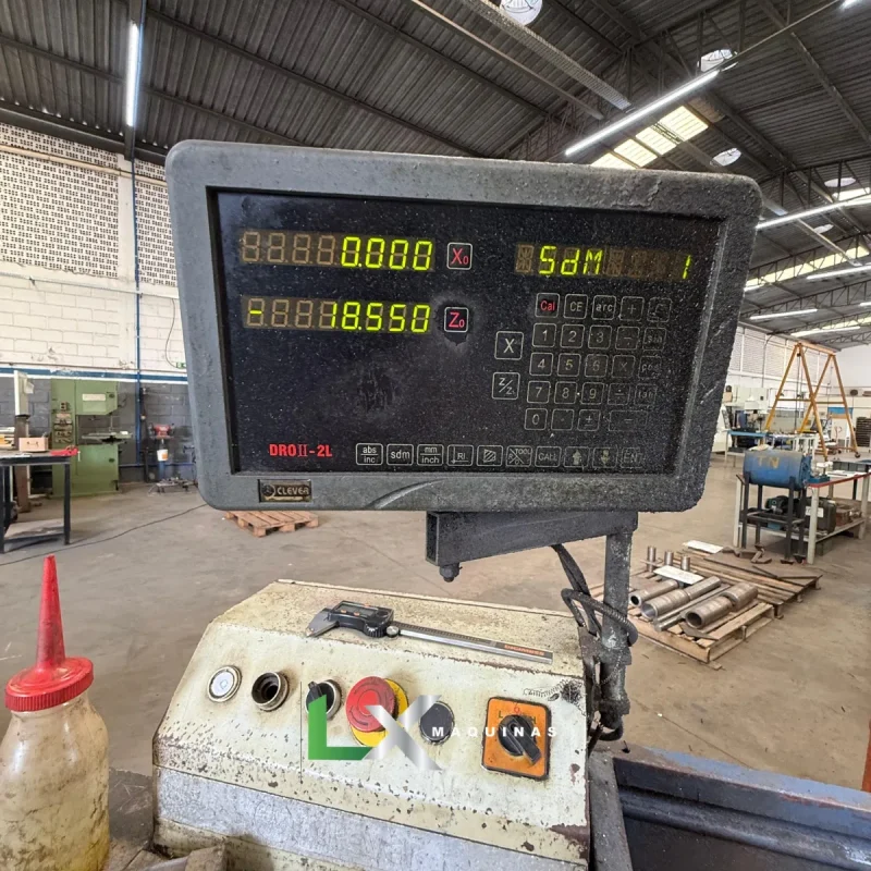 TORNO MECANICO CLEVER L1660 – ANO 2014 – 410 X 1500MM - COM DIGITAL (7)