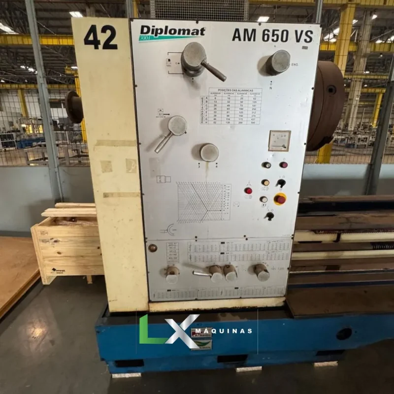 TORNO MECANICO DIPLOMAT AM 650 VS - 1300 X 10000 MM (3)