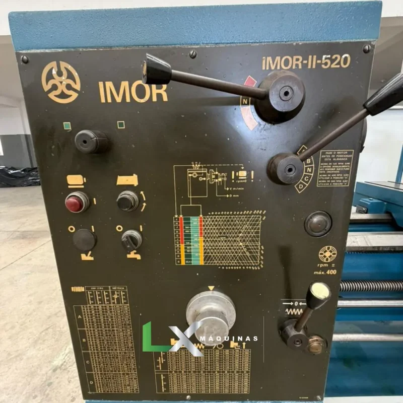 TORNO MECÂNICO IMOR-II-520 X 500 MM - IMPECÁVEL (10)