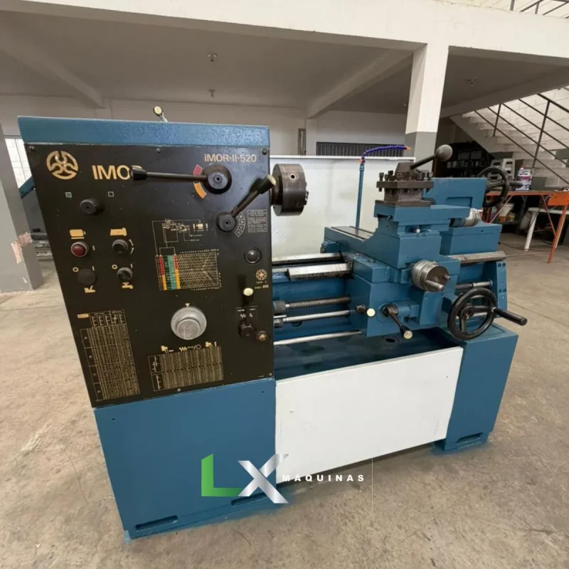 TORNO MECÂNICO IMOR-II-520 X 500 MM - IMPECÁVEL (8)