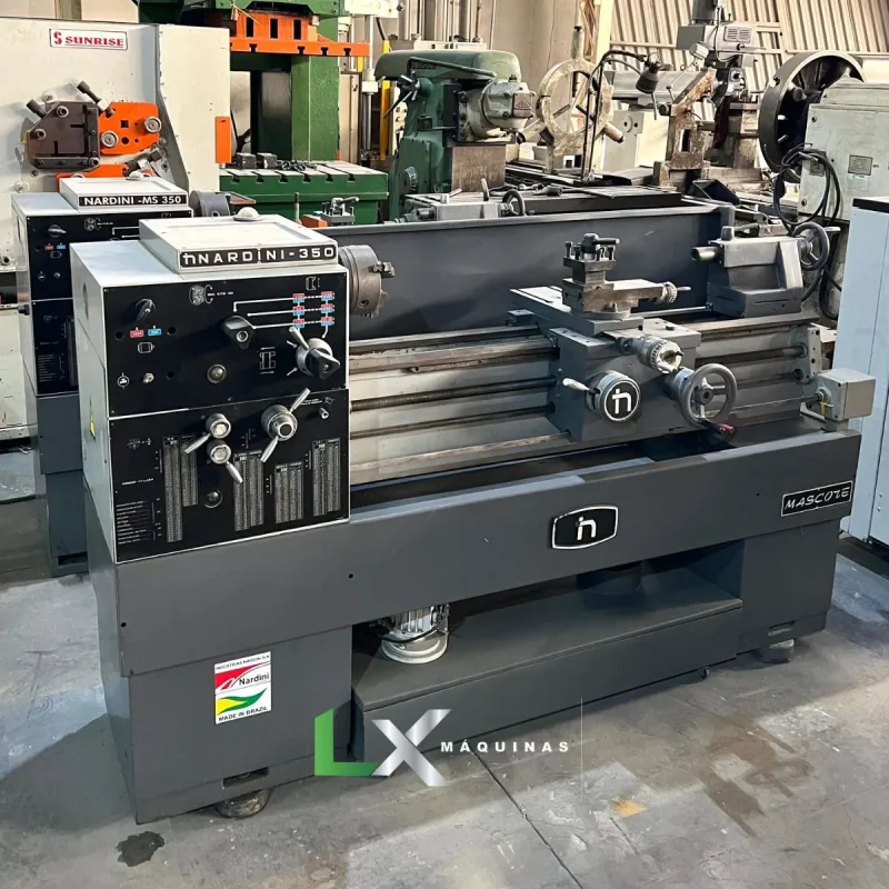 TORNO MECANICO NARDINI MASCOTE 350 - 350 X 1000 MM - RETIFICADO (2)