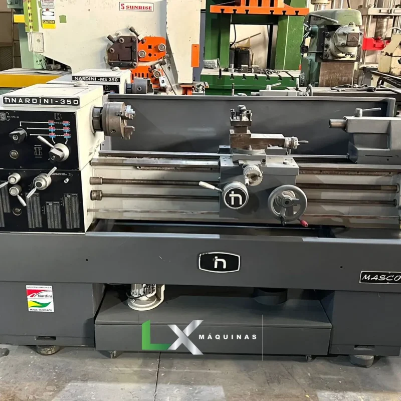 TORNO MECANICO NARDINI MASCOTE 350 - 350 X 1000 MM - RETIFICADO (3)