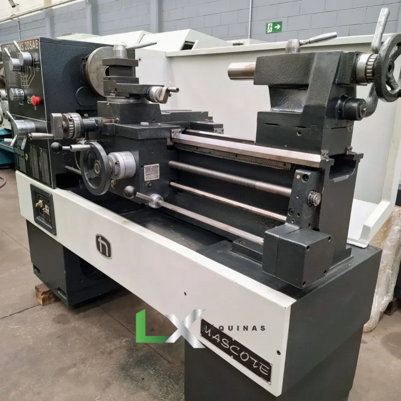TORNO MECÂNICO NARDINI MASCOTE MS-205AE - 800 MM X 410 MM (REFORMADO) (3)