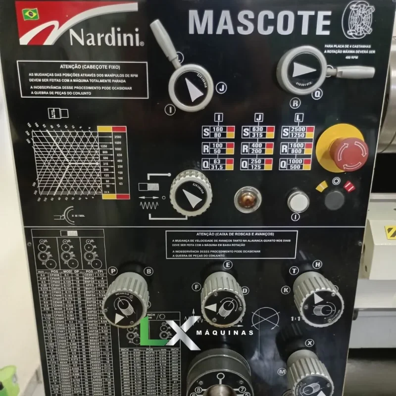 TORNO MECÂNICO NARDINI MS205 X 1000 MM - ANO 2018 (7)