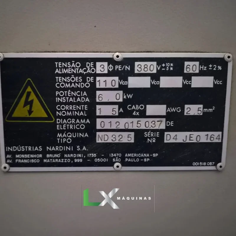 TORNO MECANICO NARDINI ND 325 - 650 X 2200 MM (9)