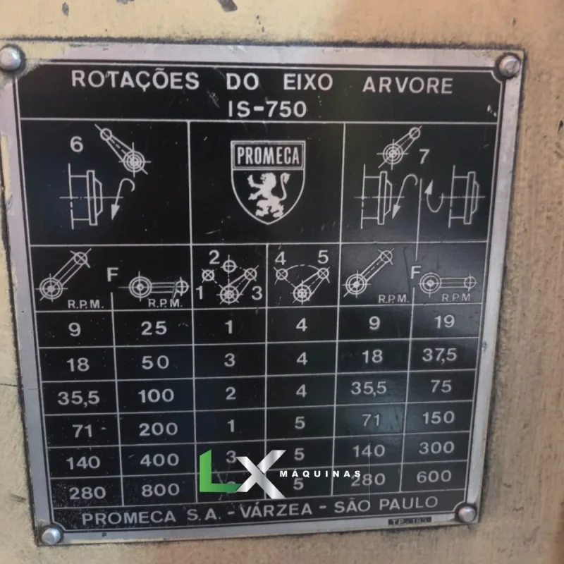 TORNO MECANICO PROMECA IS-750 - 1100 X 3000 MM (7)