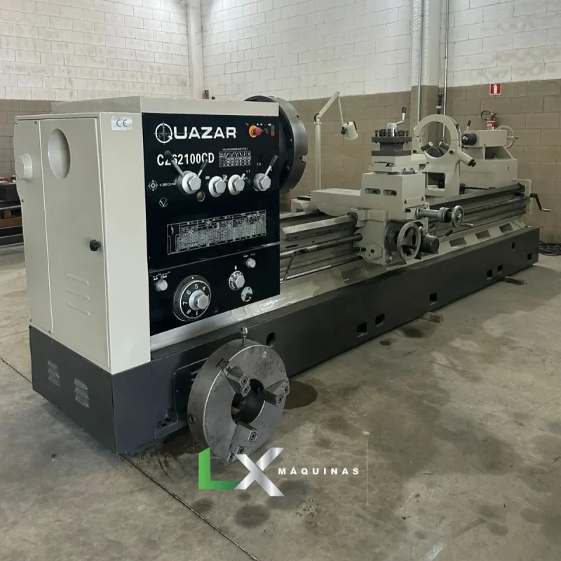 TORNO MECANICO QUAZAR CZ62100CD - 1000 X 3000MM (1)