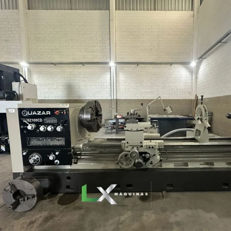 TORNO MECANICO QUAZAR CZ62100CD - 1000 X 3000MM (2)