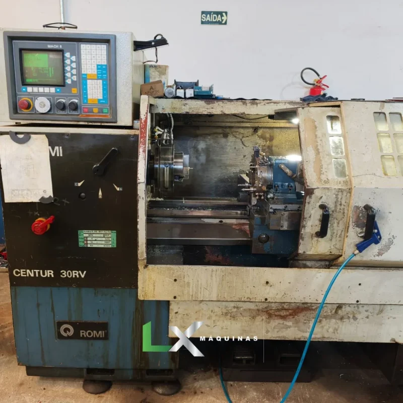TORNO MECANICO ROMI CENTUR 30RV -MACH 8 - 430MM - 500MM - 1995 (3)